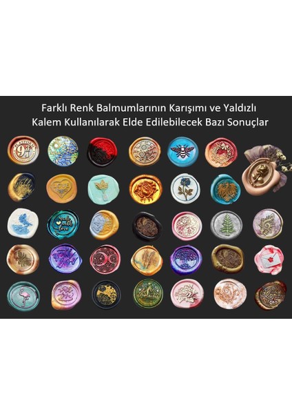 Mektup Damga Mühürü Tree Of Life + 30 Mühür Mumu + Eritme Kaşığı