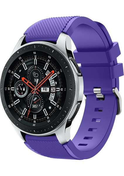 Huawei Watch 20MM Krd2 Frontier Silikon Kordon Mor