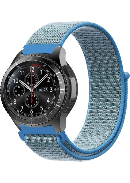 Huawei Watch 20MM Krd3 Hasır Kordon Açık Mavi