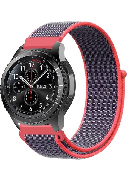 Samsung Watch 22MM Krd3 Hasır Kordon Uzay Gri