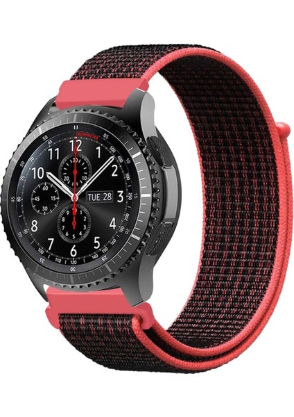Samsung Watch 22MM Krd3 Hasır Kordon Kardinal