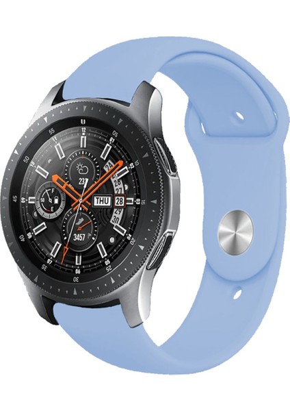 Samsung Watch 22MM KRD19 Classic Silikon Kordon Mavi