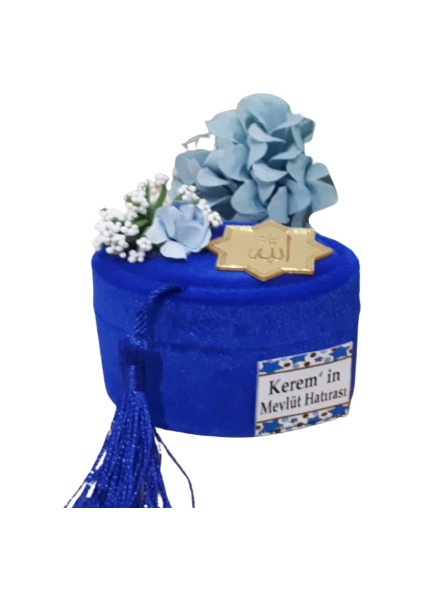 30 Adet Pleksili Flok Kutu Lacivert Lik