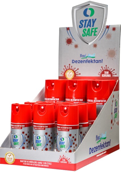 Dezenfektan Sprey 400 ml x 6 + 150 ml x 9