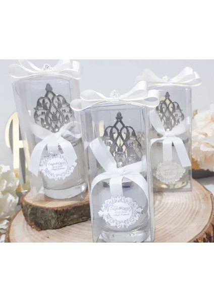 30 Adet Işlemeli Pleksi Aynalı Mum Bebek Lik