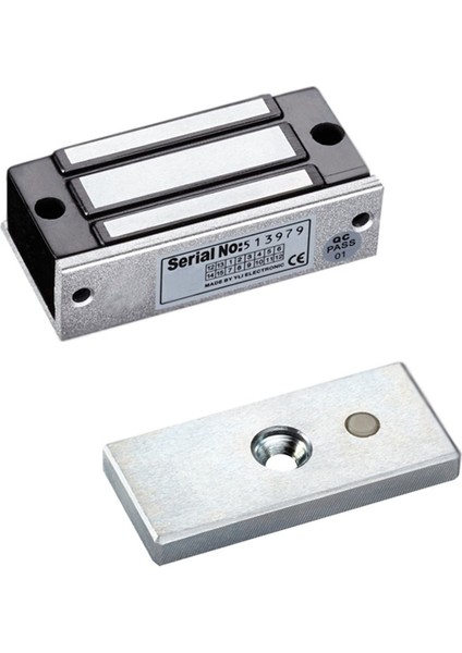 K60M Mini Manyetik Cam Kapı, Dolap Kilit 60 kg