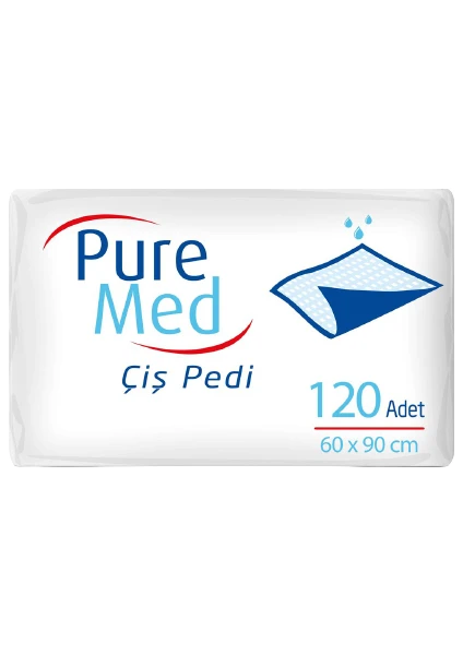 Pure Med  Kedi Köpek Çiş Pedi 60 x 90 cm 4X30 120 Adet