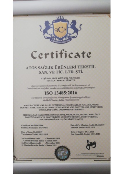 Yumuşak Lastikli Telli Nonwoven Cerrahi Maske 500 Adet