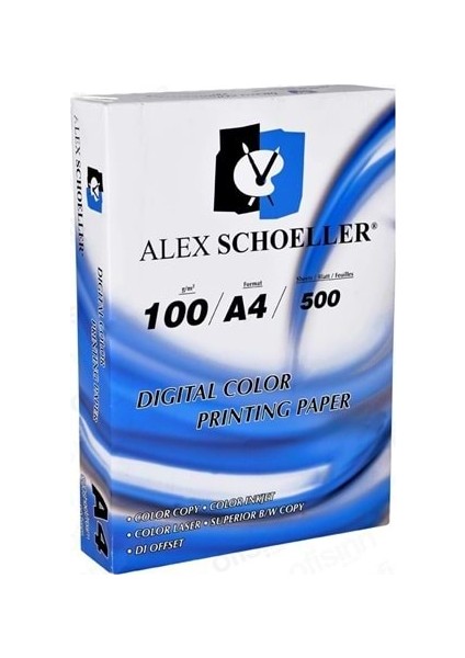 Alex Schoeller A4 Fotokopi Kağıdı 100 gr 500'lü