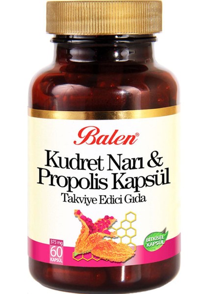 Kudret Narı & Propolis Kapsül 375 Mg 60 Kapsül 3 Adet fiyatları
