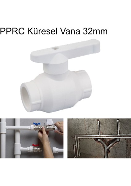 Küresel Vana 32MM Yapıştırma