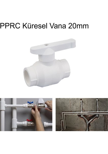 Küresel Vana 20MM Yapıştırma