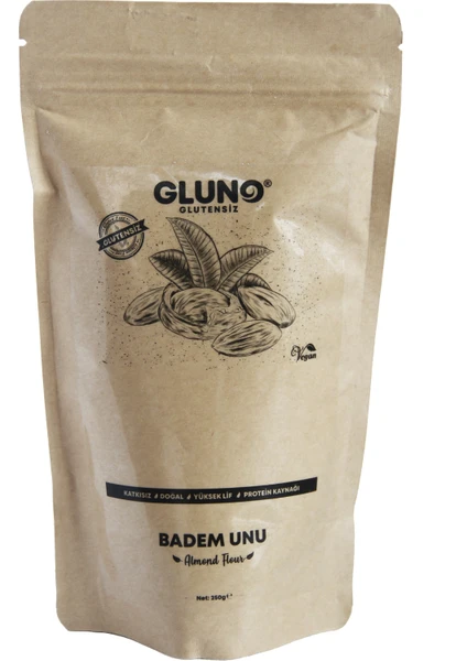 Gluno Glutensiz Badem Unu 250 gr