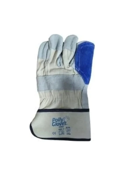 Polly Gloves C 853 Size 10 Deri Takviyeli Montaj Eldiveni