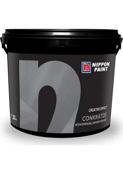 Nippon Paint Conkratos Dekoratif Beton Görünümlü Sıva Gri 25 kg