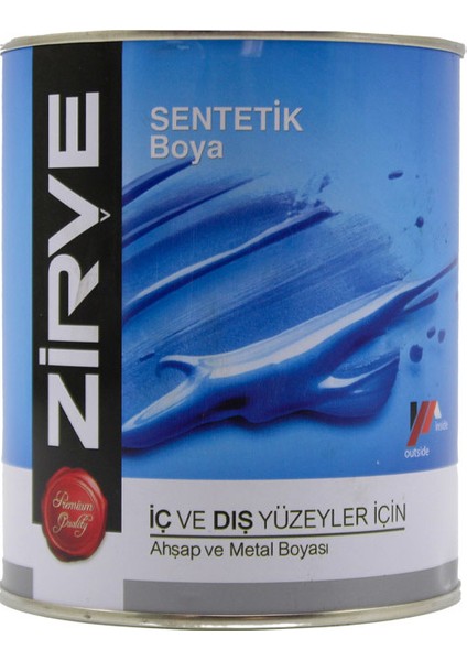 Parlak Sentetik Yağlı Ahşap, Metal, Duvar Boyası 2 Lt. - 2,7 Kg. (Tüm Renkler)