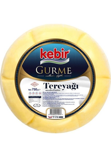 Gurme Tuzsuz Tereyağ 750 gr