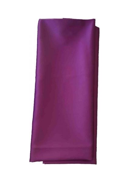120X50 Cm, Koyu Mor Renk Pamuklu Saten Astarlık Kumaş