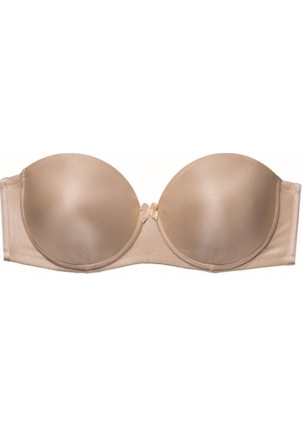 Kadın İnce Süngerli Straplez Ten Sütyen 4063