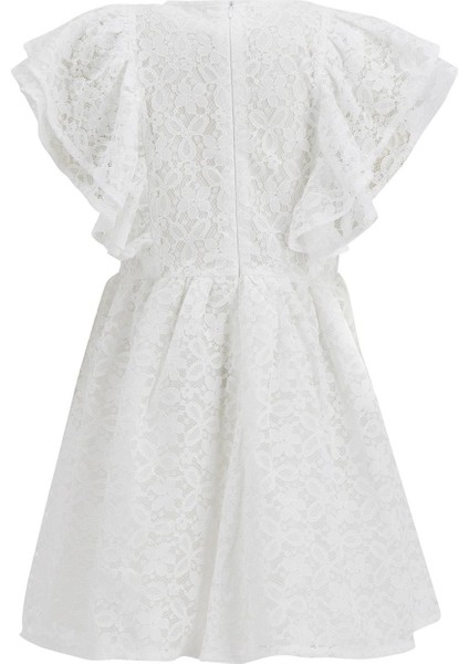 Kız Çocuk Volanlı Dantel Elbise U0074A621SM fiyatları