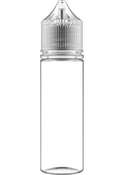 50 ml V3 Pet Unıcorn Şişe Şeffaf Kapaklı Şeffaf Şişe 100 Adet