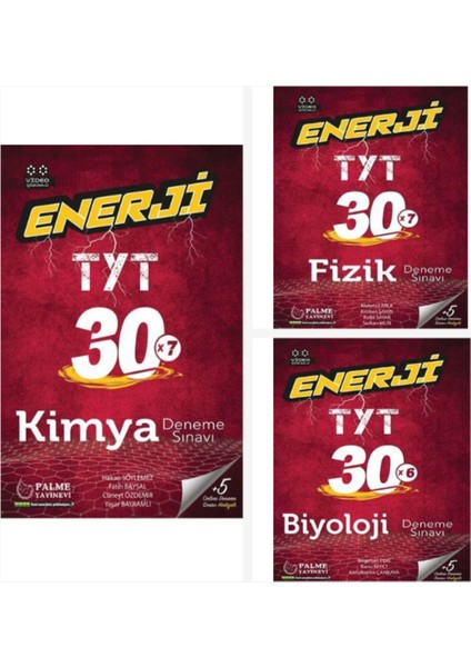Enerji TYT Sayısal Deneme 3 Kitap