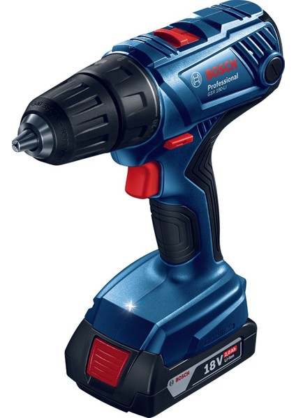 GSR 180-LI Professional 2x2.0Ah Çift Akülü Vidalama Makinesi + 23 Parça Set