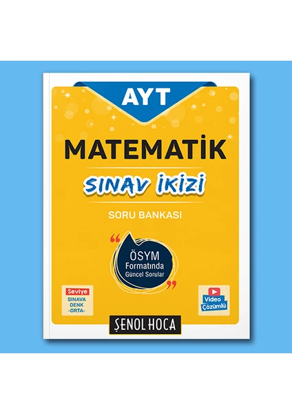 Şenol Hoca Yayınları Şenol Hoca AYT Matematik Sınav İkizi Soru Bankası