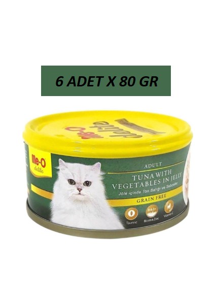 Me-O Me O Ton Balığı Sebzeli Konserve 6 Adet 80 gr