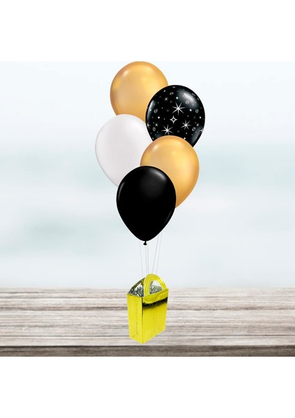 Balon Ağırlığı, Metalik Mini Çanta, Altın modelleri