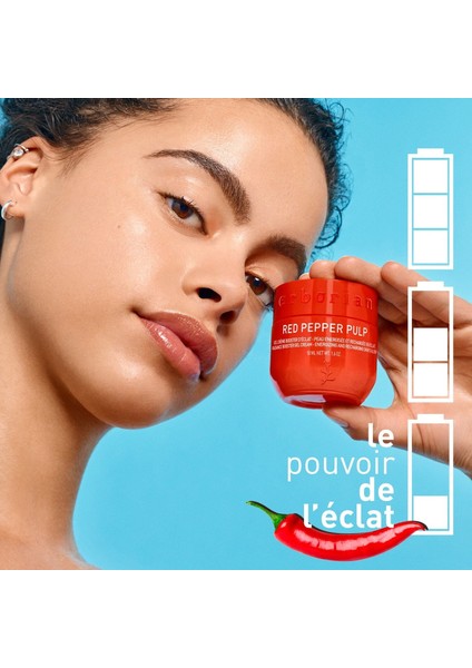 Erborian Red Pepper Pulp - Gel Crème Booster- Canlandırıcı Jel Krem 50 ml