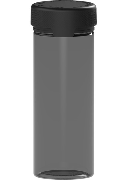 8OZ-236.58 ml 240CC Damgalı Avıator Kap Opak Siyah Kapaklı Yarı Şeffaf Siyah Kap 100 Adet