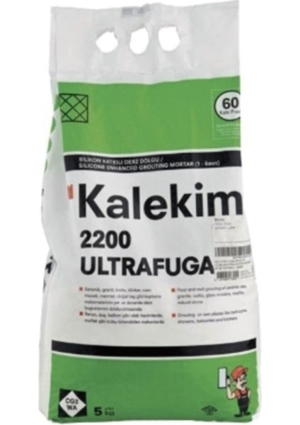 Derz Dolgu Slikon Katkılı Ultrafuga Gri 5 kg