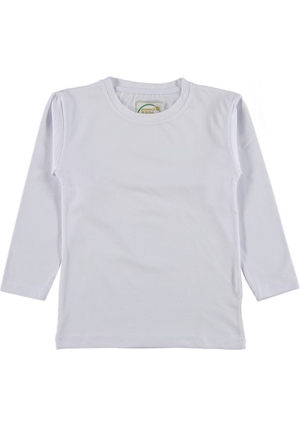 Beberium Düz Renk Unisex Mevsimlik Uzun Kollu Badi 5-8 Yaş