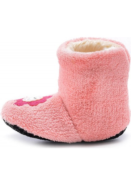 Fuşya Papatya Nakışlı Kürklü Ev BOTU-F-825 fiyatları