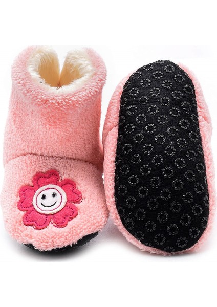 Fuşya Papatya Nakışlı Kürklü Ev BOTU-F-825 modelleri