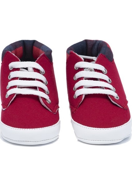 Bağcıklı Spor Patik Kırmızı