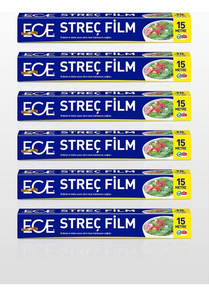 Streç Film 15 m x 6’lı
