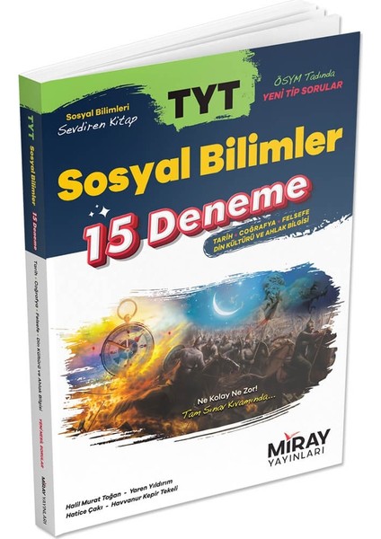 Miray Yayınları 2021 TYT Sosyal Bilimler 15 Deneme