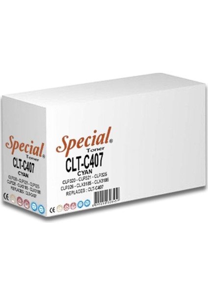 Toner MLT407C- CLT-C407 Mavi Toner 1,5k