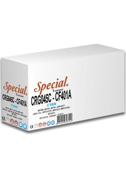 CRG045 Mavi CF401A-201A-UNIVERSAL Toner 1,4k