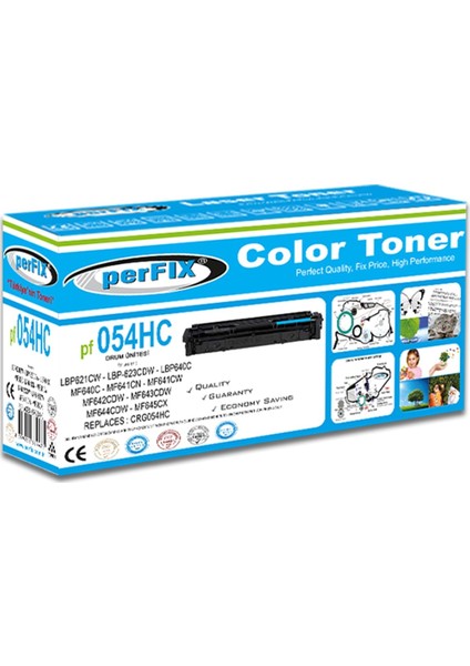 Pf CRG054HC Mavi Yüksek Kapasite Toner 2,3k
