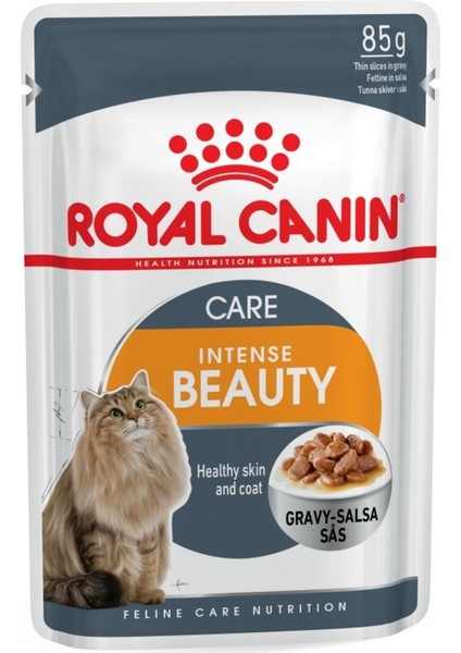 Royal Canin Intense Beauty Soslu Kedi Konservesi 85 gr 9'lu Set