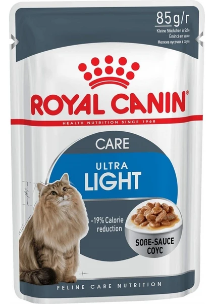 Royal Canin Ultra Light 85 gr Yetişkin Kedi Konservesi 12'li Set