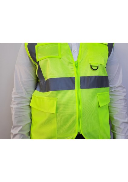 Reflektörlü Ikaz Yeleği Cepli Askılı Isimlikli fiyatları