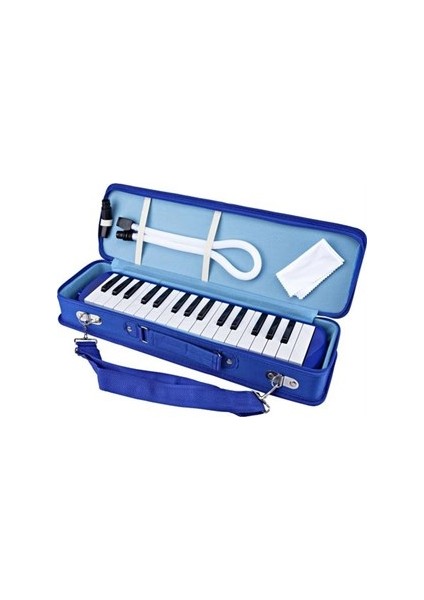 MSML32 Mavi Renkli 32 Tuşlu Melodika Özel Çantalı Üfleme Hortumlu Değişebilir Ağızlıklı fiyatları