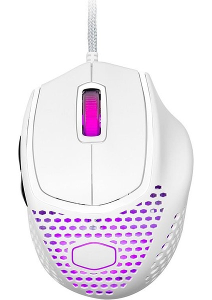 MM720 Rgb Ultra Hafif Mat Beyaz Oyuncu Mouse