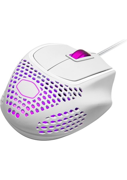 MM720 Rgb Ultra Hafif Mat Beyaz Oyuncu Mouse