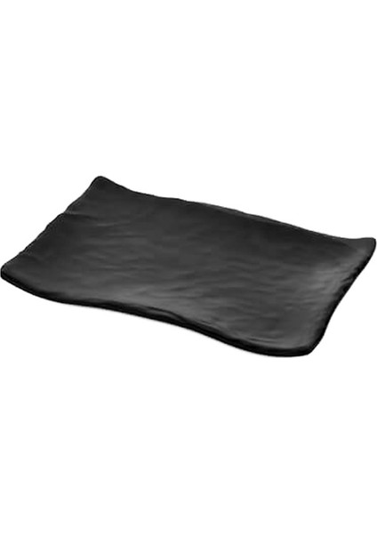 30034.BL - Terra 2'li Siyah Dikdörtgen Tabak Seti, 34,1x23,6 cm, Thermoset Melamin