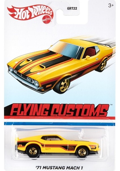 Temalı Retro Arabalar '71 Mustang Mach GRT30 modelleri